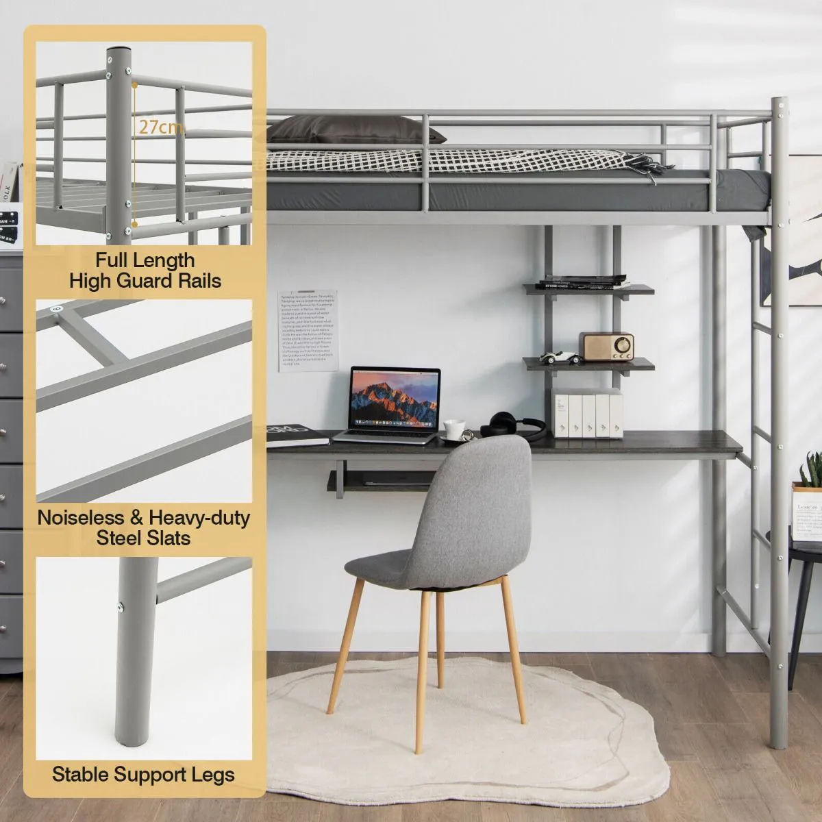 Metal high sleeper deals