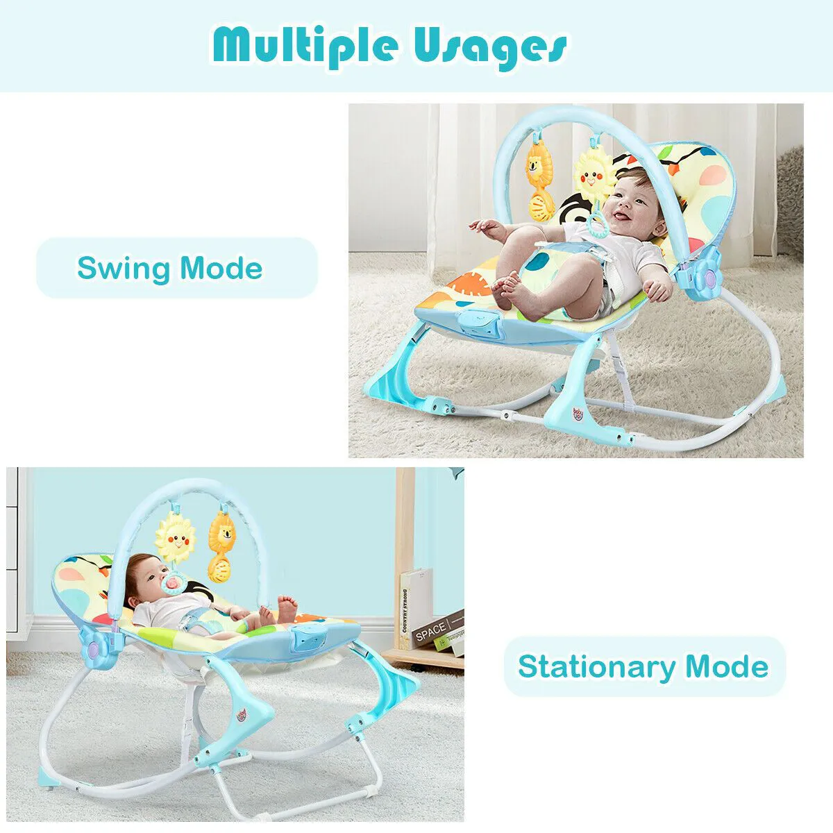 Stationary bouncer sales