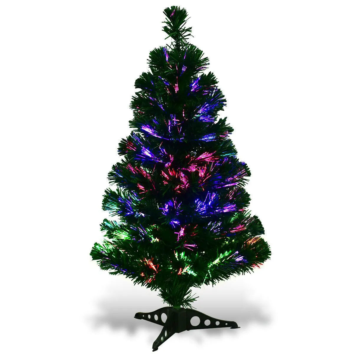 Artificial Fibre Optic Christmas Tree in sizes: 3ft / 4ft / 5ft / 6ft with Stand