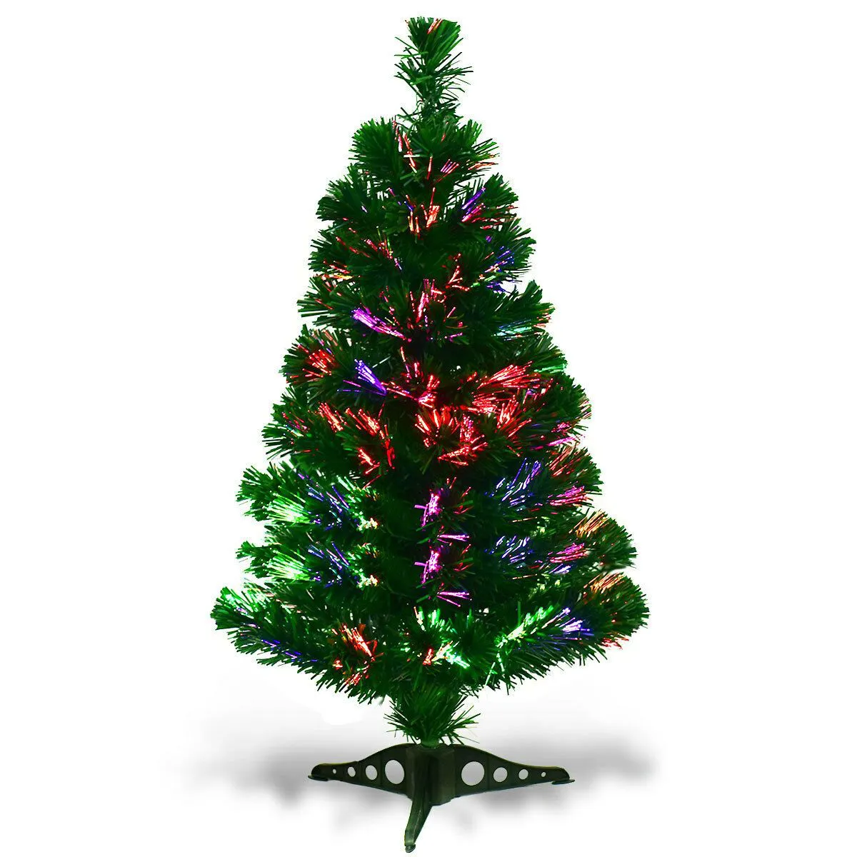 Artificial Fibre Optic Christmas Tree in sizes: 3ft / 4ft / 5ft / 6ft with Stand