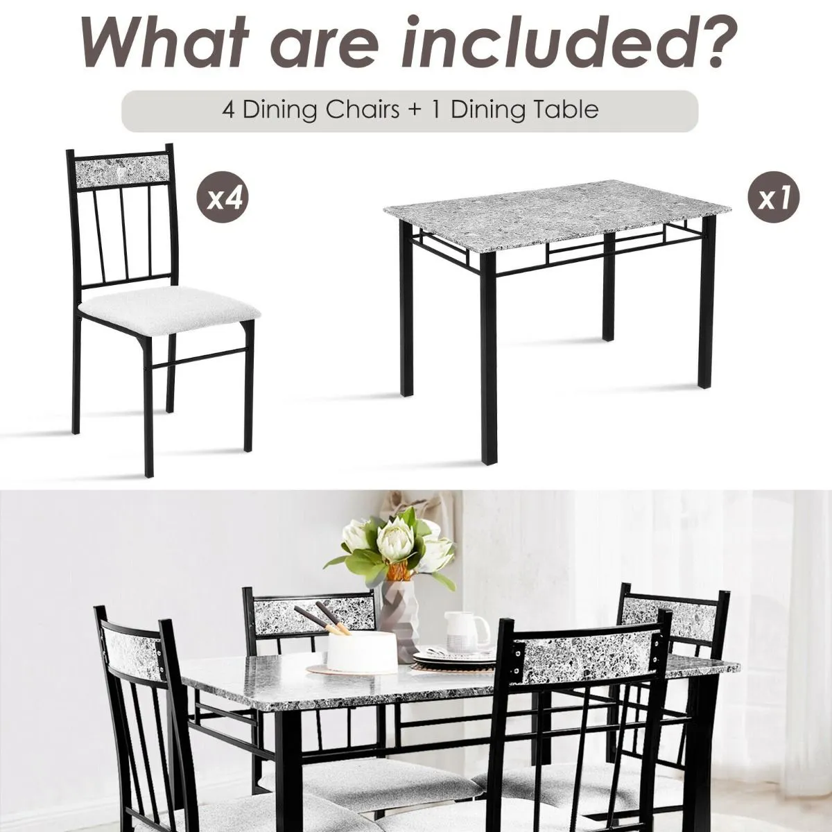 Costway sales dining set